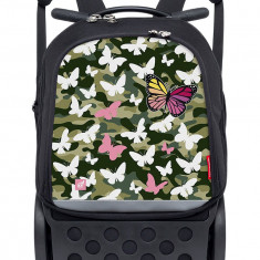 Ghiozdan Nikidom Roller Up - Butterfly Camo