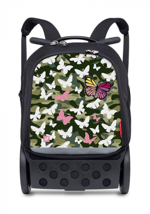 Ghiozdan Nikidom Roller Up - Butterfly Camo