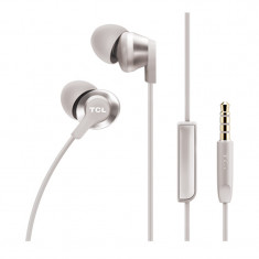 Casti in-ear TCL, jack 3.5 mm, microfon incorporat, Gray foto