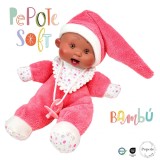 Papusa cu costumas roz Nines D Onil, Colectia Bebelusi moi, cu miros de vanilie, 26 cm (2024), Nines D&#039;onil