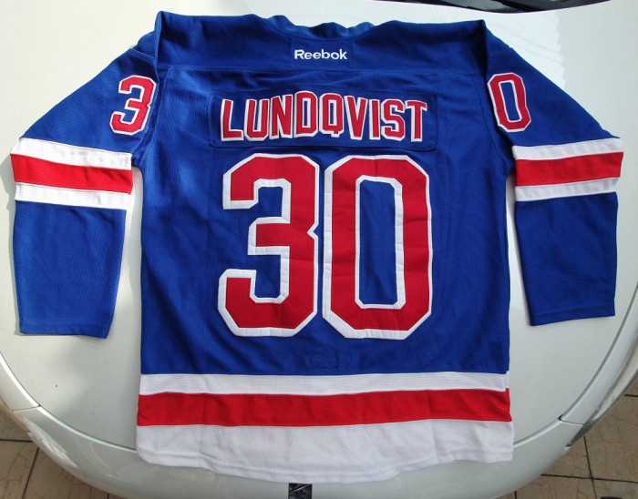 Jersey original hochey NY Rangers, Lundqvist, marimea XL 50, Reebok