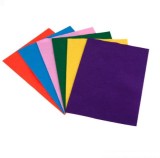 Set 6 coli colorate tip A4 din fetru pentru activitati crafts