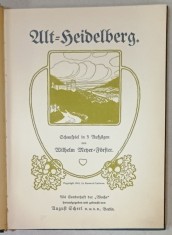 ALT HEIDELBERG ( VECHIUL HEIDELBERG ) ,PIESA IN 5 ACTE von WILHELM MENER - FORSTER , 1902 , PREZINTA INSEMNARI SI SUBLINIERI * foto