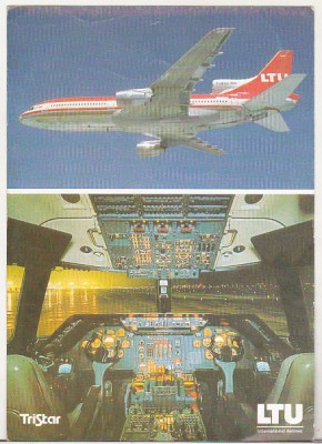 bnk cp Aviatie - LTU - Tristar L-1011-500 - necirculata foto