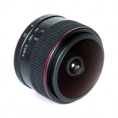 Obiectiv manual Meike 6.5mm F2.0 Fisheye pentru Olympus si Panasonic MFT M4/3-mount DESIGILAT