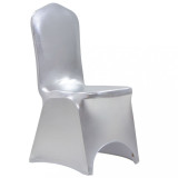 Huse elastice pentru scaun, 25 buc., argintiu, vidaXL