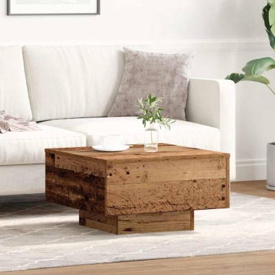 vidaXL Masă de cafea Lemn vechi 55 x 55 x 31 cm Lemn compozit 862991 foto