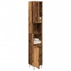 VidaXL Dulap de baie, lemn vechi, 30x30x190 cm, lemn prelucrat 857199