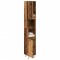 vidaXL Dulap de baie, lemn vechi, 30x30x190 cm, lemn prelucrat 857199
