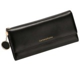 Portofel de Dama Premium tip Plic, piele PU, spatios cu multiple compartimente - Negru