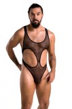 Body Leon din Plasa, Negru, S/M, Passion