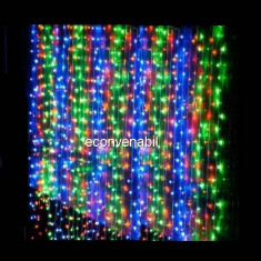 Instalatii Craciun Exterior Perdea 3x2.5m 512LED Multicolor FI NP 6019 foto