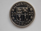 ONE RUPEE 2020 MAURITIUS-AUNC