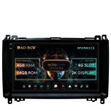 Cumpara ieftin Navigatie Mercedes Benz Sprinter, Viano, Vito, A B Class, Crafter, Android 13, V-Octacore 4GB RAM + 64GB ROM, 9.5 Inch - AD-BGV9004+AD-BGRKIT407