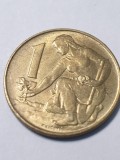 C2 Cehoslovacia 1 coroana 1990 UNC