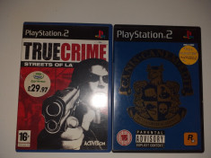 LOT 2 Jocuri: True Crime + Canis Canem Edit - PS 2 [Second hand] foto