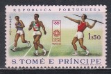 Sao Tome si Principe 1972 - Jocurile Olimpice - M&uuml;nchen (cu pete ruginii), Nestampilat