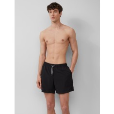 s.Oliver Pantaloni scurti barbati pentru inot cu croiala Regular fit, Negru