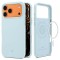 Husa MagSafe pentru Apple iPhone 17 Pro, Spigen, Silicone Fit, Bleu