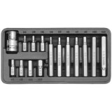 Yato YT-0413 - Set capete de insurubare profil HEX 15 bucati