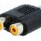 Adaptor in T RCA soclu x2, mono