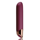 Vibratoare pentru incepatoare - Rocks Off Chaiamo Vibrator Classic pentru Incepatoare cu 10 Functii si Reincarcabil Visiniu