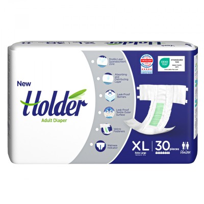 Scutece adulti Holder, marimea XL, talie 100-150 cm, 30 buc foto