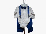 Set Elegant Băiat 4 piese - Bleumarin - 6 luni