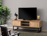 Cumpara ieftin Comoda TV Belinda 140, Kalune Design, 140x40x50 cm, maro