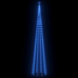 Decoratiune brad Craciun conic 752 LED-uri albastru 160x500 cm