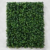 Planta Artificiala Panou de Gard Viu cu Frunze Rotunde, 40 x 60 cm, Verde