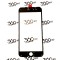 Geam OCA iPhone 6 Plus negru