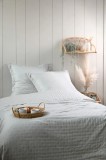 Cuvertura Matlasata Cleo 260x240cm, 2 Fete De Perna 65x65cm, Culoare Natural, 100% Poliester