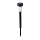 Lampa solara LED Hoff stick, plastic, H 31 cm, neagra, exterior