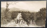 Scoborasul de la Parang spre Petrosani - 1926 - fotografie cu dimensiuni de carte postala