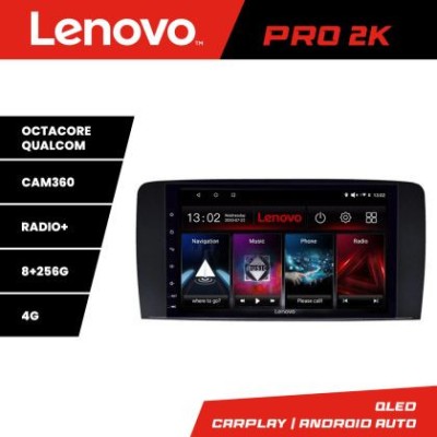 Navigatie Mercedes Clasa R Lenovo Kit-215 8 core QLED 2K 8+256 360 Android Waze USB Navigatie Internet Youtube Radio CarStore Technology foto