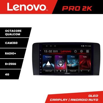 Navigatie Mercedes Clasa R Lenovo Kit-215 8 core QLED 2K 8+256 360 Android Waze USB Navigatie Internet Youtube Radio CarStore Technology