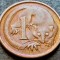 Moneda exotica 1 CENT - AUSTRALIA, anul 1967 * cod 159 A