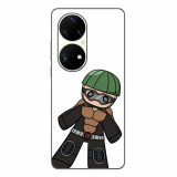 Husa compatibila cu Huawei P50 Pro Silicon Gel Tpu Model One Punch Man Mumen Rider