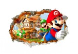 Sticker decorativ cu Mario, 80 cm, 1117STK