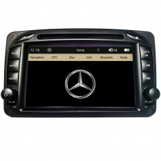 Navigatie GPS Audio Video cu DVD si Touchscreen Mercedes Benz CLK W209 1998-2004 + Cadou Card GPS 8Gb foto