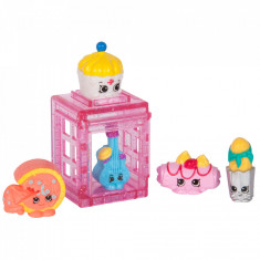 Shopkins, pachet 5 figurine, colectia Europa Pink - roz foto