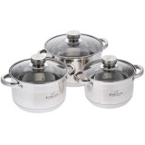 Set oale Bohmann, 6 piese, 2.9 l, 3.9 l, 5.1 l, capace incluse