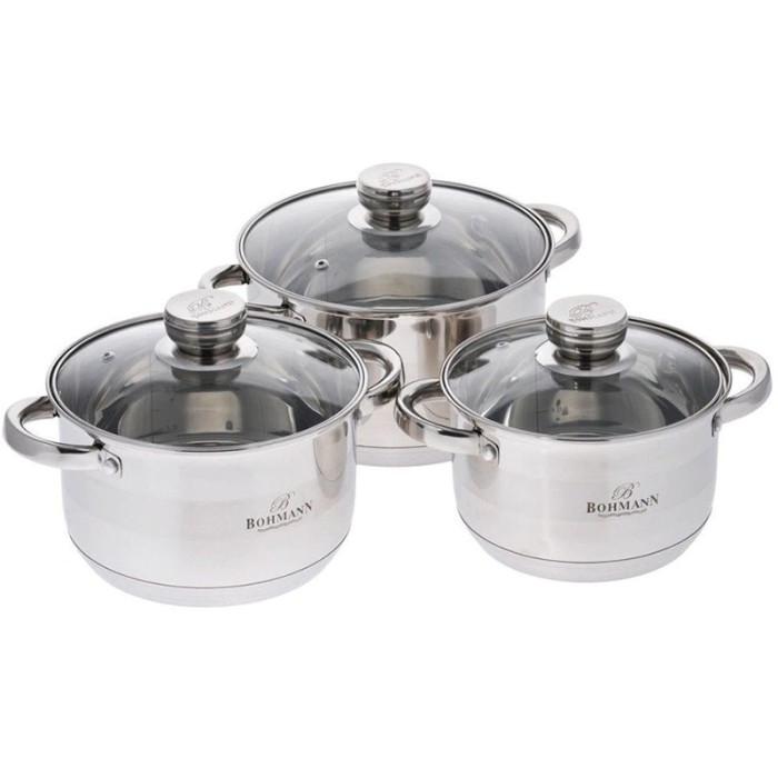 Set oale Bohmann, 6 piese, 2.9 l, 3.9 l, 5.1 l, capace incluse