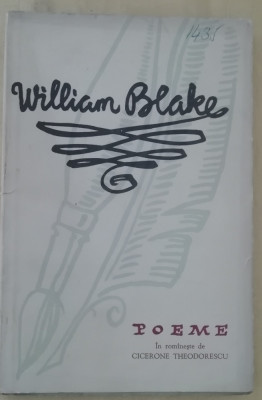 myh 413f - William Blake - Poeme - ed 1958 foto