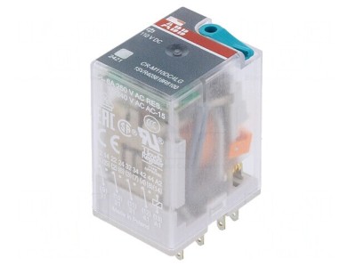 Releu electromagnetic 4PDT 110VDC 6A foto
