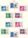 URSS, Rusia 1964 Mi 2866/70 A+B MNH - JO Iarna, Innsbruck