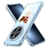 Husa antisoc pentru honor magic7 pro - airbag tpu, col&Egrave;uri ranforsate- butterfly rosu