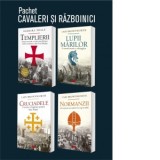 Pachet Cavaleri si razboinici (4 carti: Templierii, Lupii marilor, Cruciadele si Normanzii) - Barbara Frale, Lars Brownworth