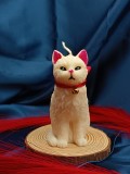 Lumanare Parfumata Pisica Handmade , 11x5.5x8 cm, 180 g